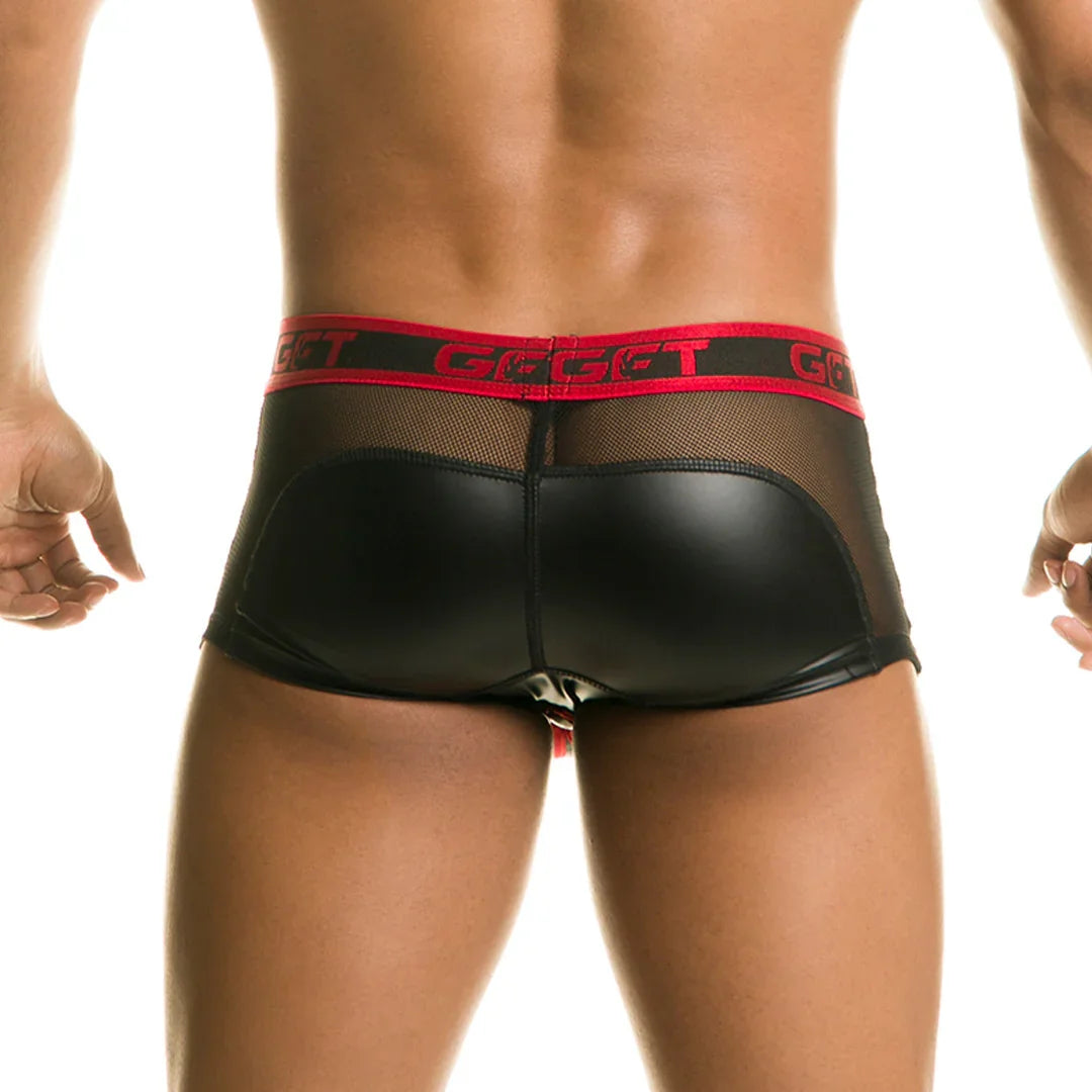 1 Fetiche Red Trunk back view by Gigo Underwear