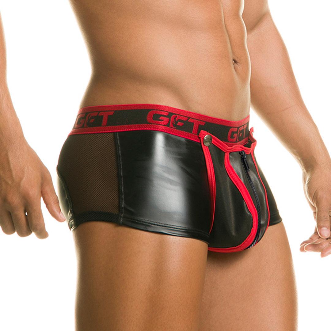 1 FETICHE RED TRUNK ZIPPER - Gigo Underwear & MensWear