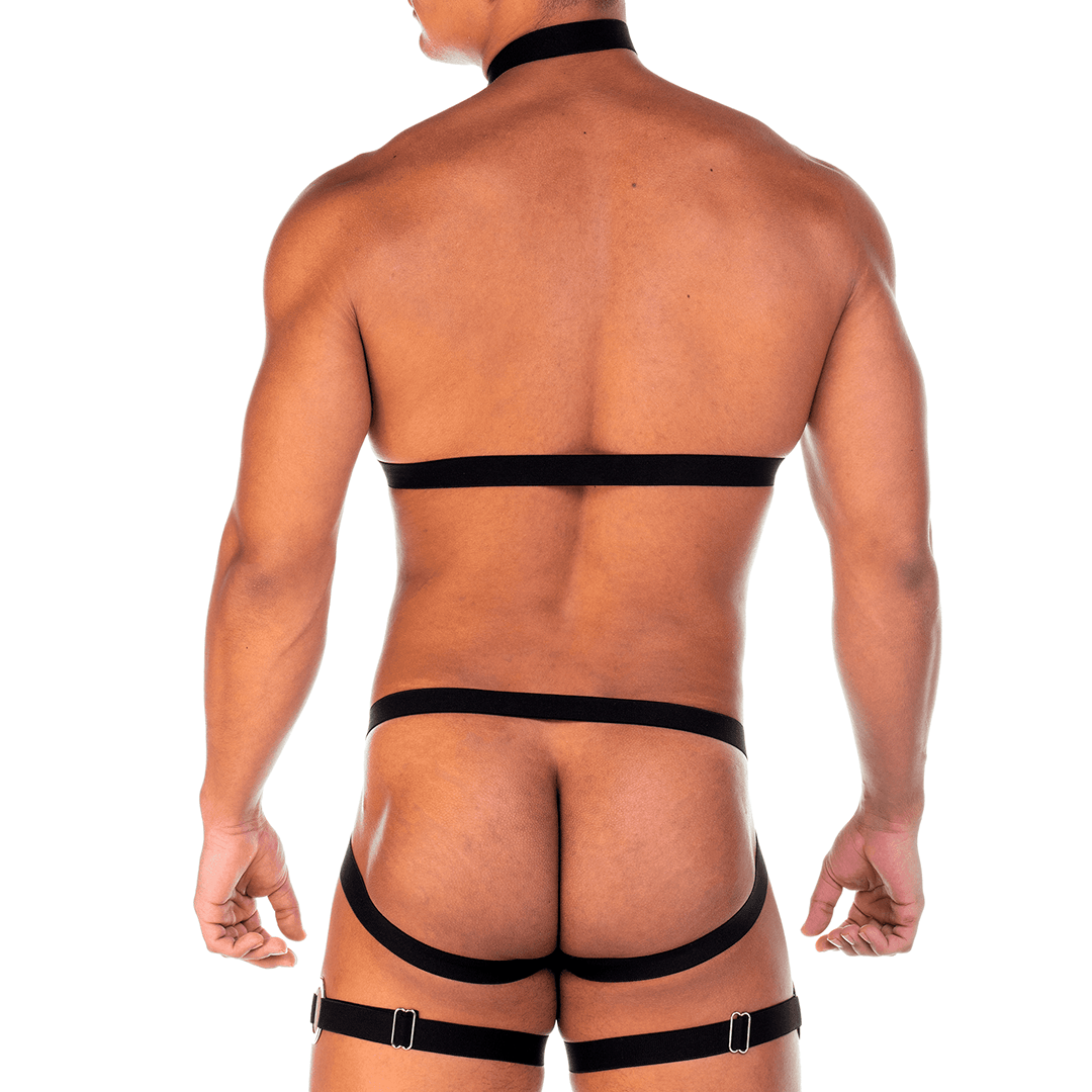 2 FETICHE BLACK HARNESS - Gigo Underwear & MensWear