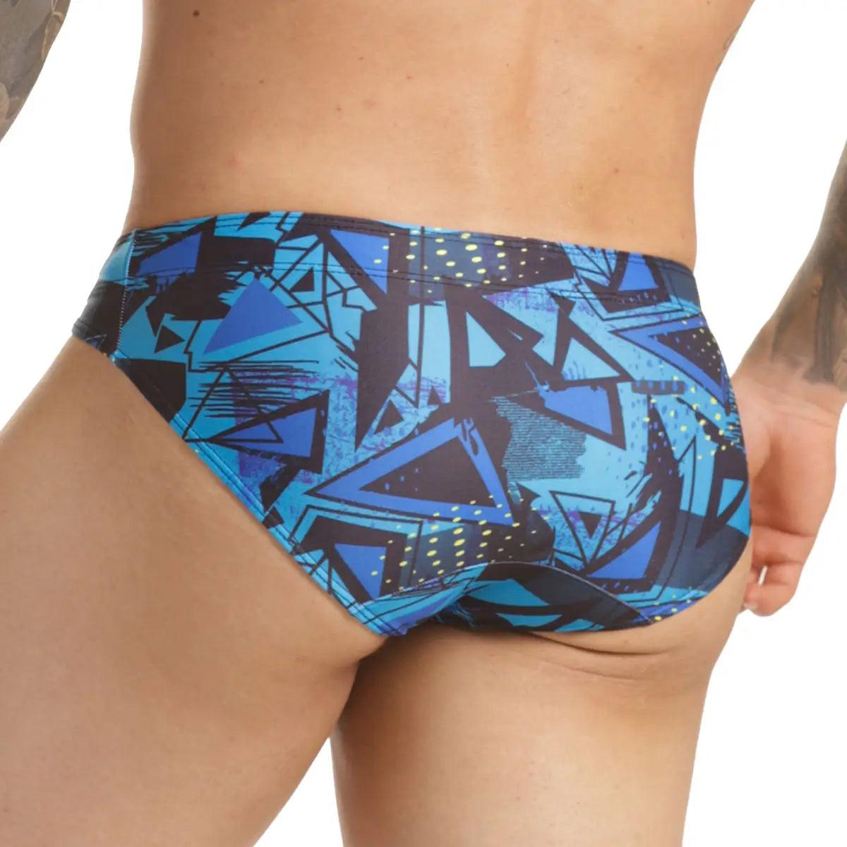 ABSTRACT SWIM BRIEF - Gigo Underwear & MensWear
