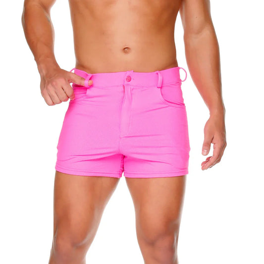African Fucshia Sexyshort front view by Gigo Underwear