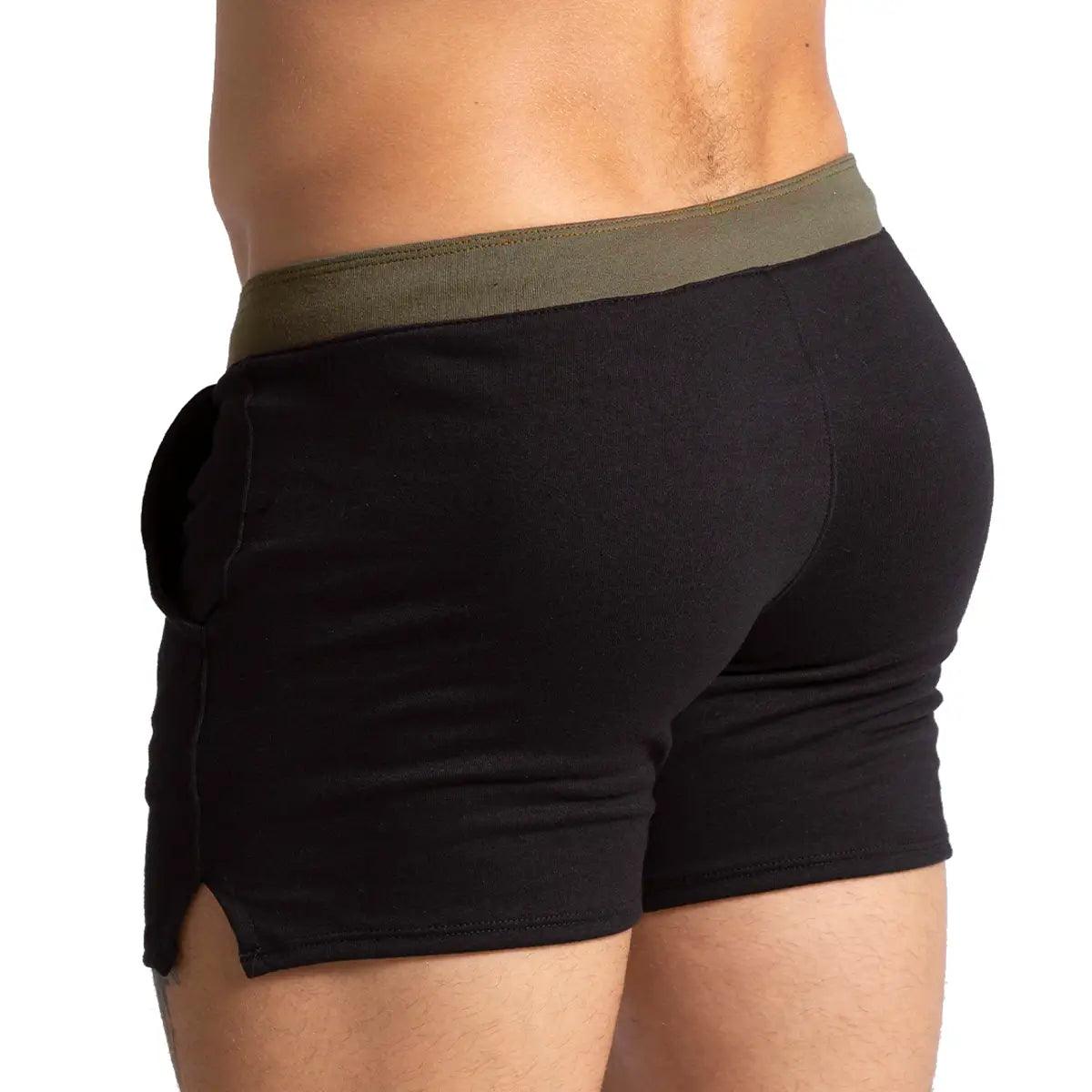ALFA BLACK GREEN SHORT - Gigo Underwear & MensWear