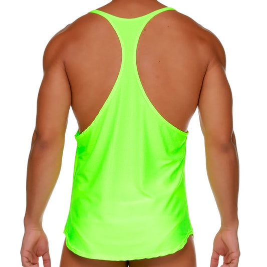 Arab Yellow Tank front view by Gigo Underwear