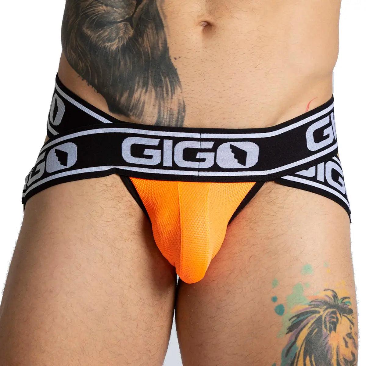 AUDACY ORANGE JOCK - Gigo Underwear & MensWear