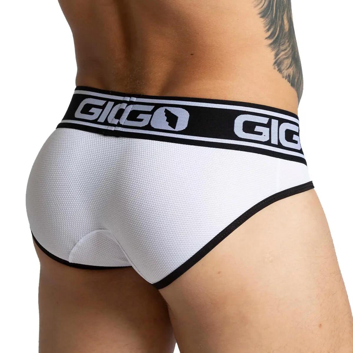 AUDACY WHITE BRIEF - Gigo Underwear & MensWear