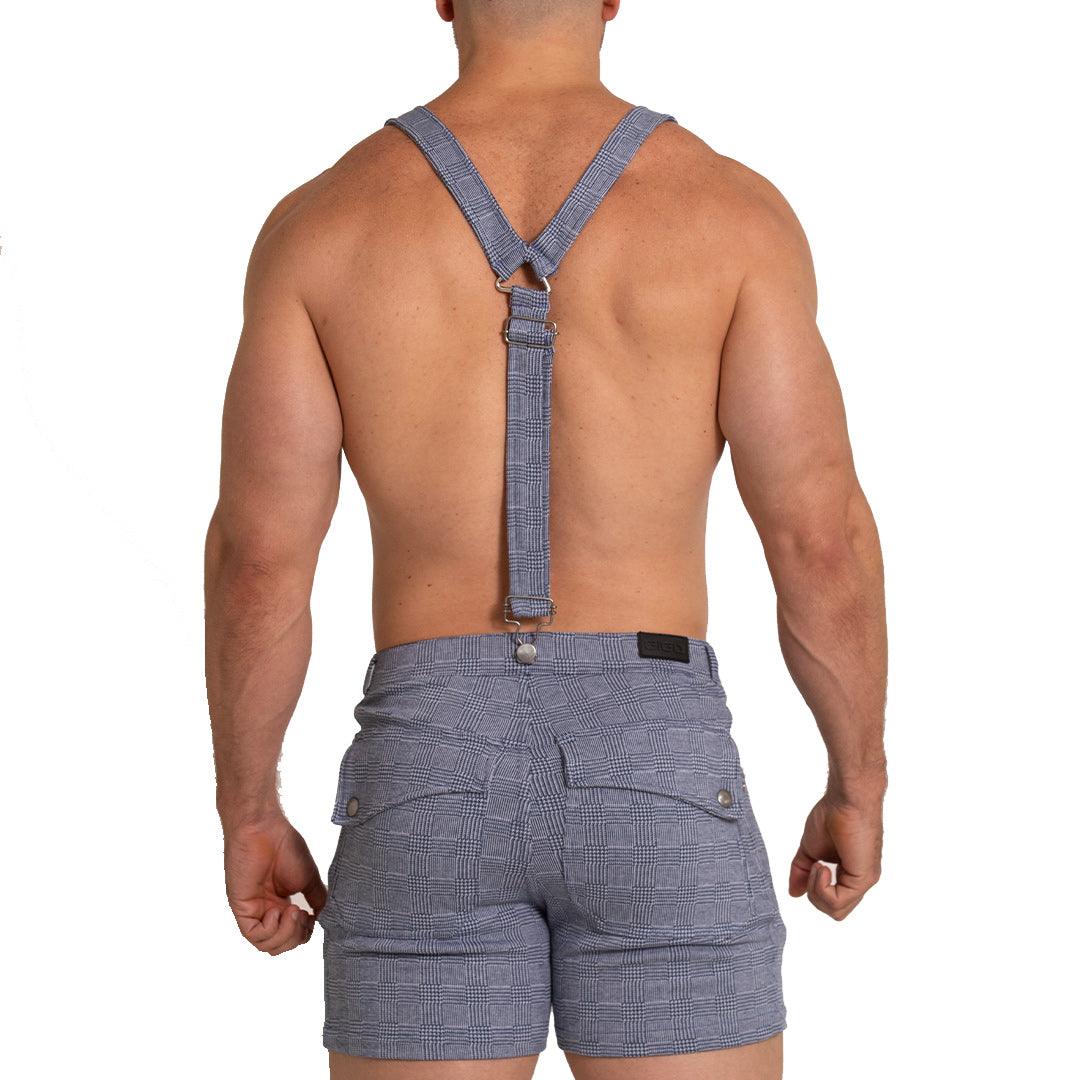 AVENTURER BLUE SQUARE SHORT - Gigo Underwear & MensWear