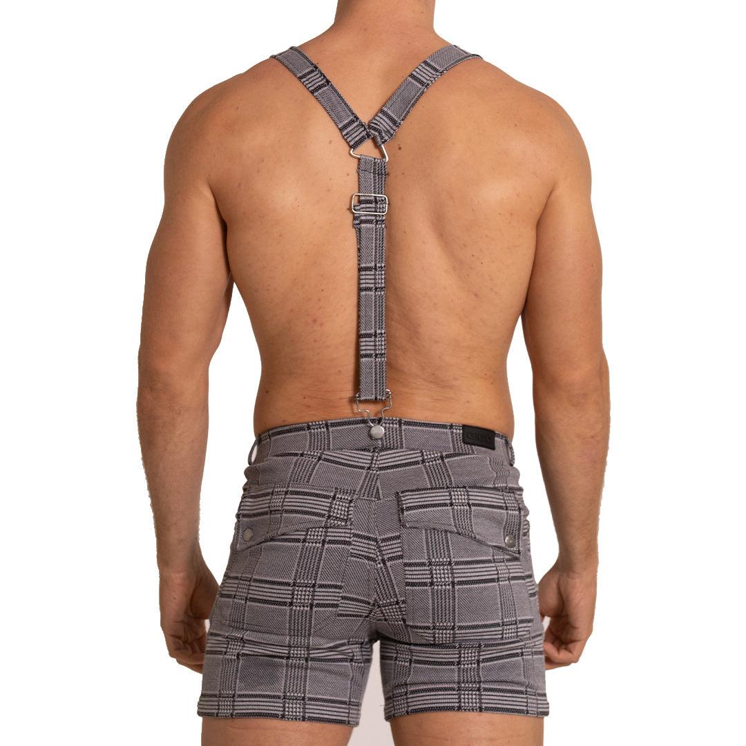 AVENTURER GRAY SQUARE SHORT - Gigo Underwear & MensWear