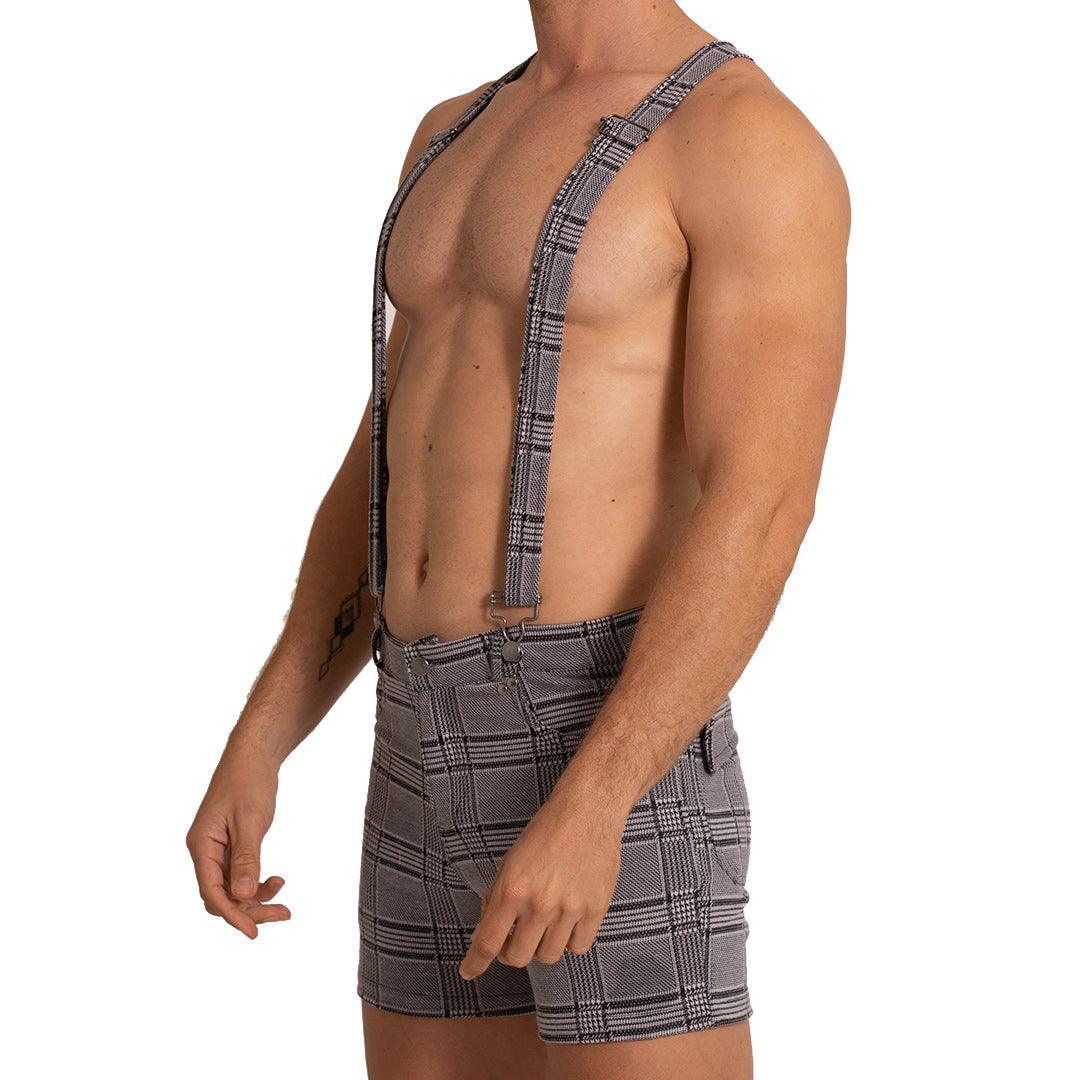 AVENTURER GRAY SQUARE SHORT - Gigo Underwear & MensWear