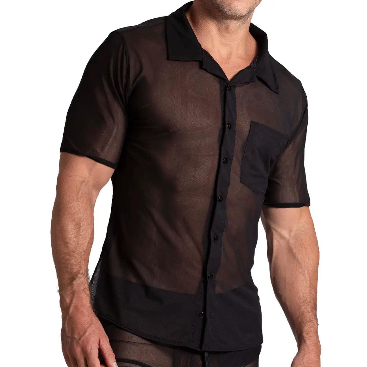 BAHIA BLACK SHIRT - Gigo Underwear & MensWear