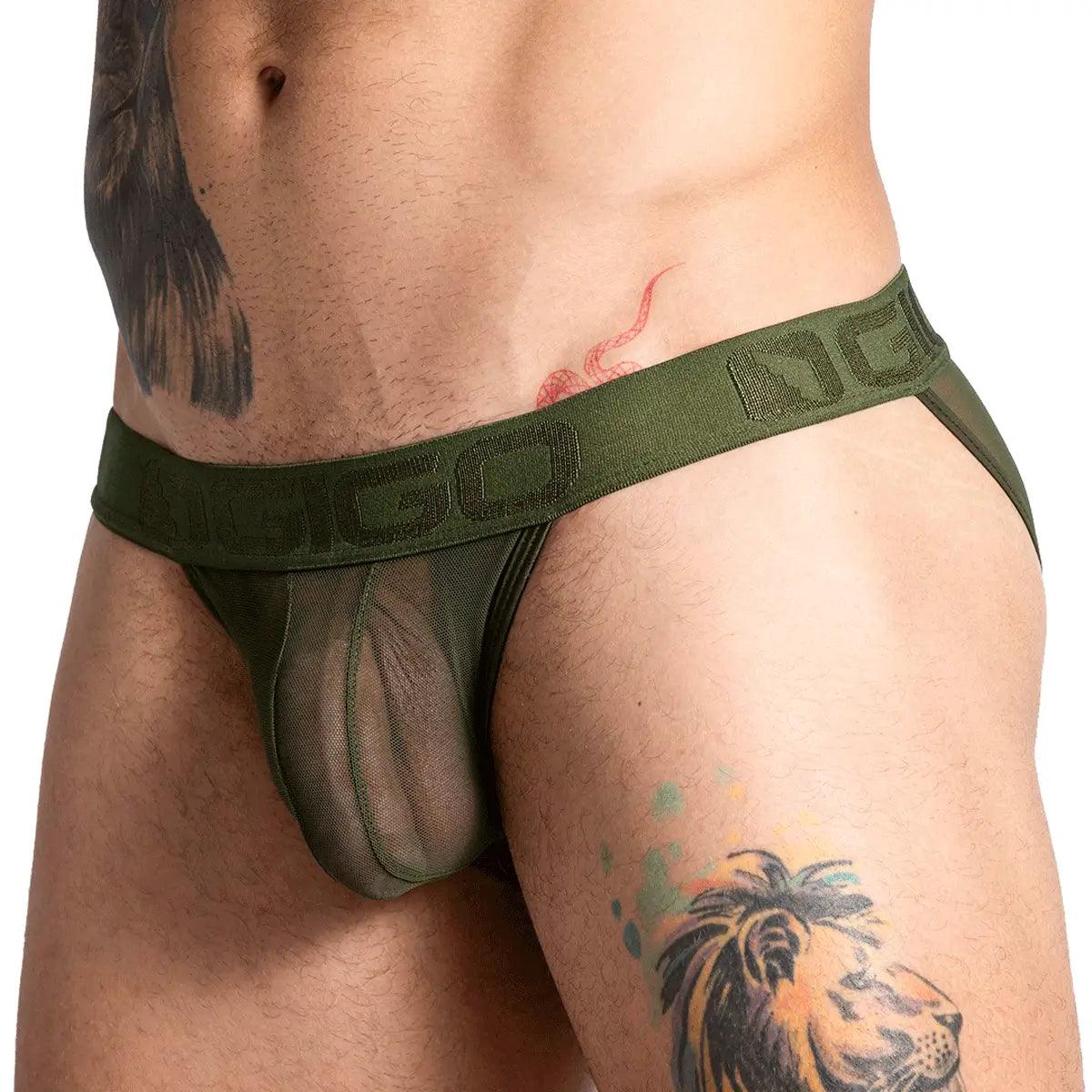 BAHIA GREEN BRIEF - Gigo Underwear & MensWear
