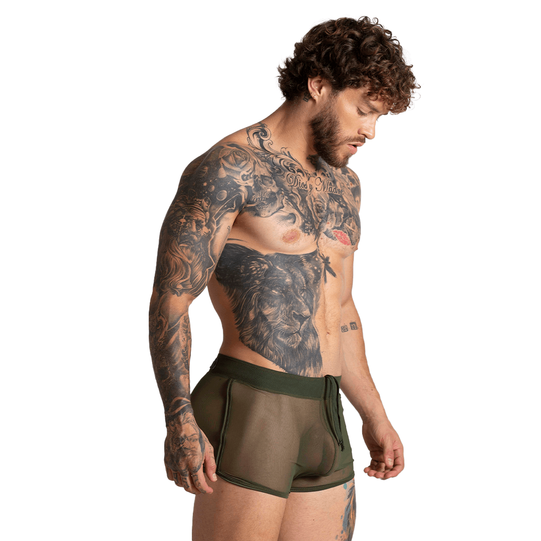 BAHIA GREEN HOTSHORT - Gigo Underwear & MensWear