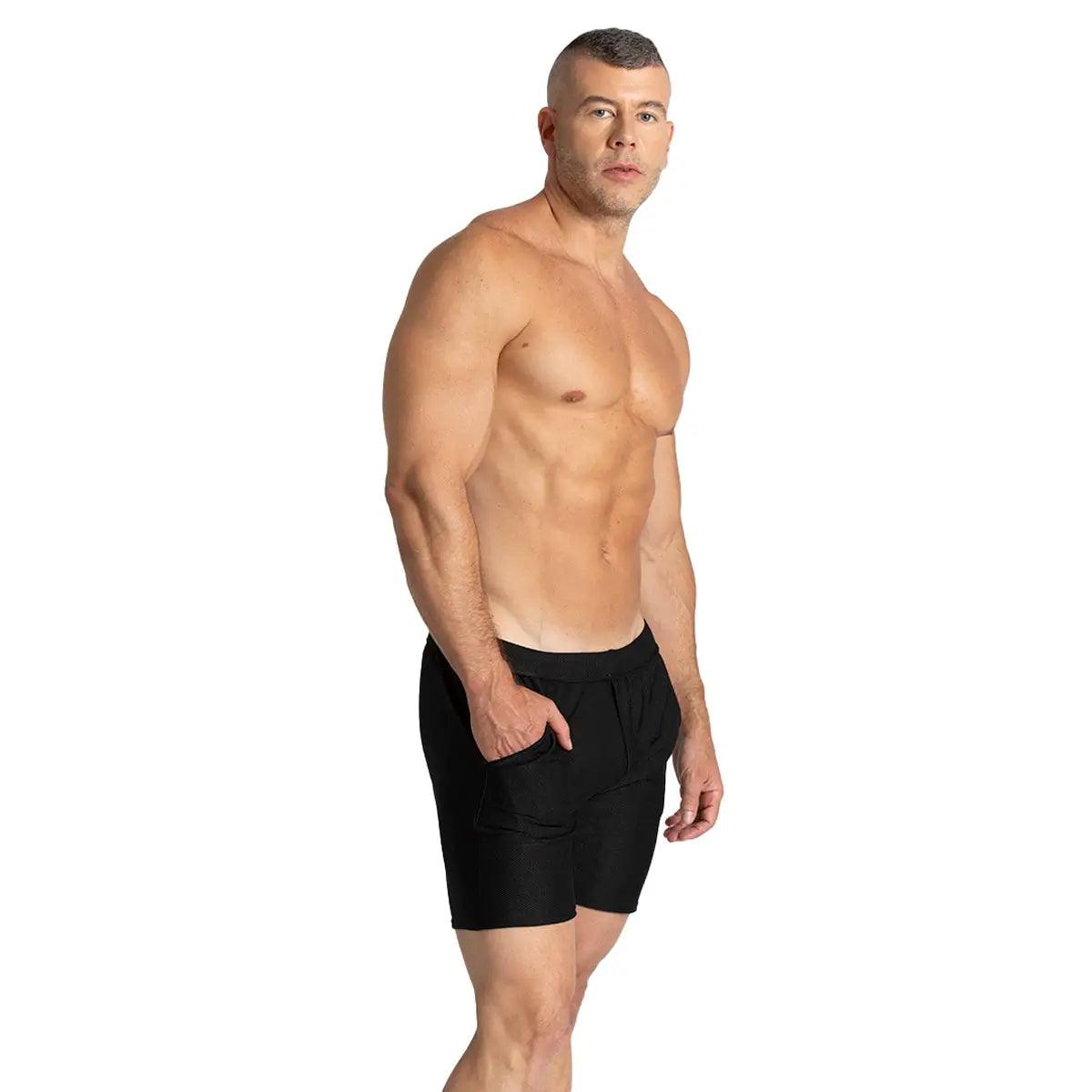 BELUCCI BLACK SHORT - Gigo Underwear & MensWear