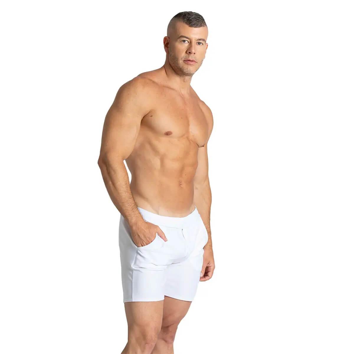 BELUCCI WHITE SHORT - Gigo Underwear & MensWear