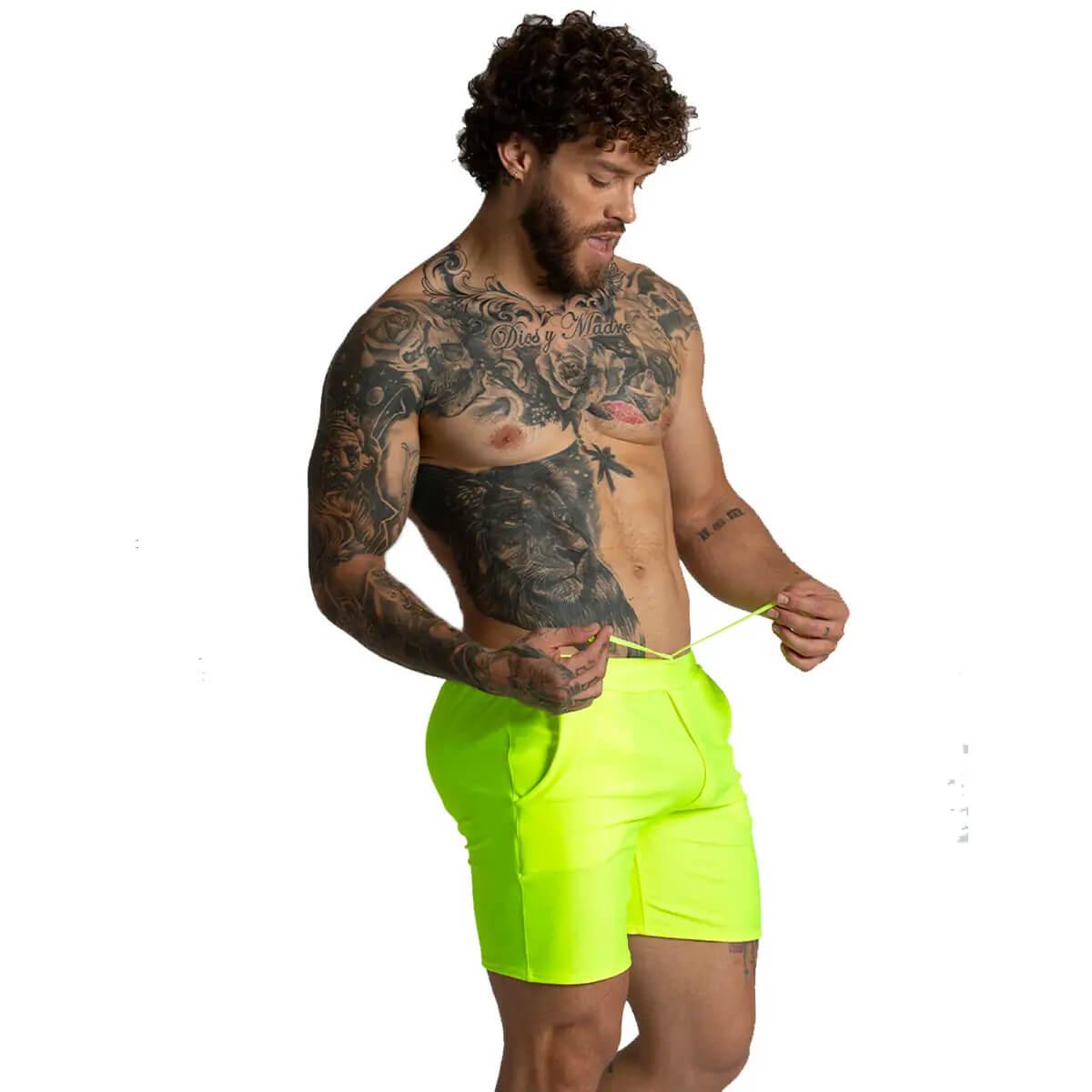 BELUCCI YELLOW SHORT - Gigo Underwear & MensWear