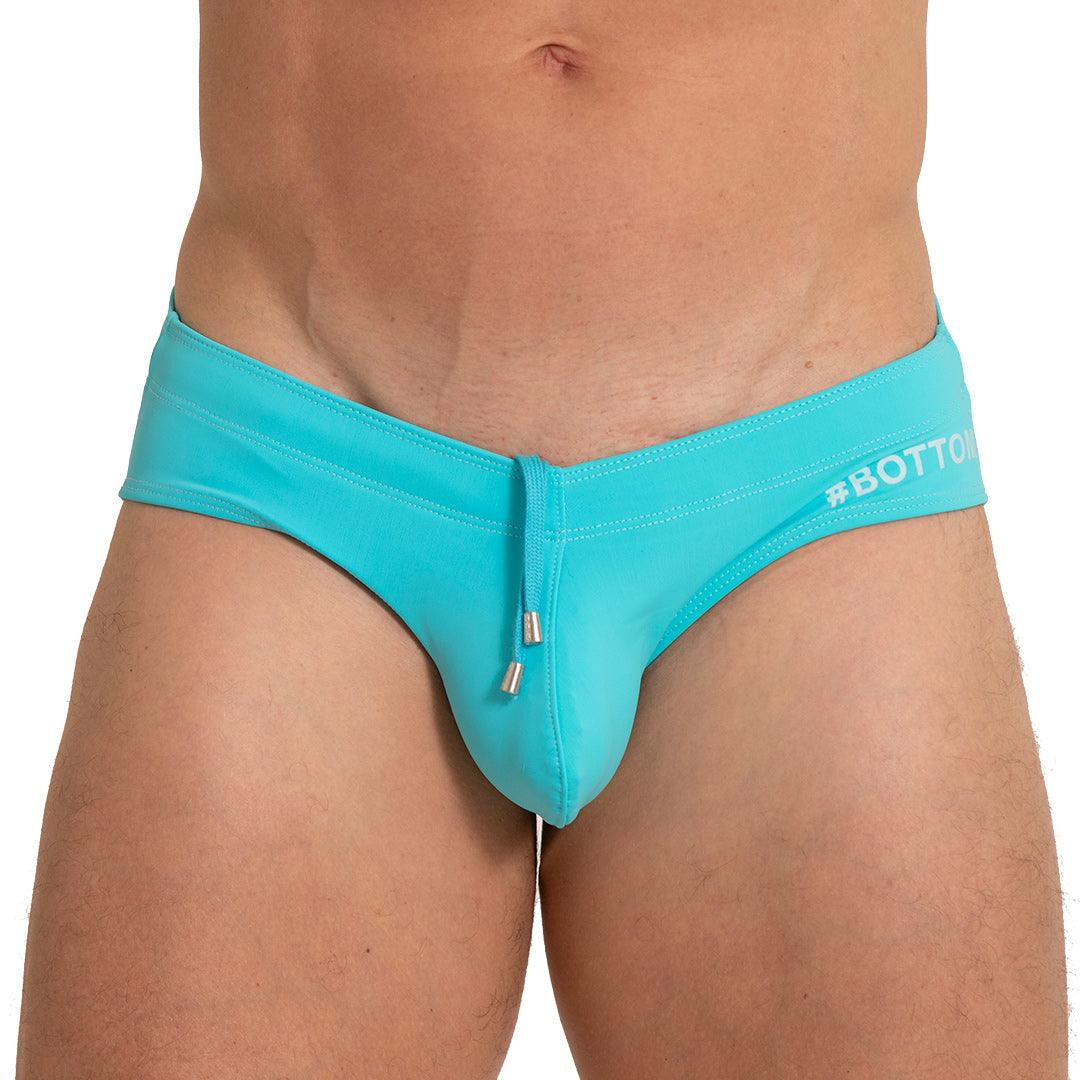 BOTTOM BLUE SWIM BRIEF - Gigo Underwear & MensWear