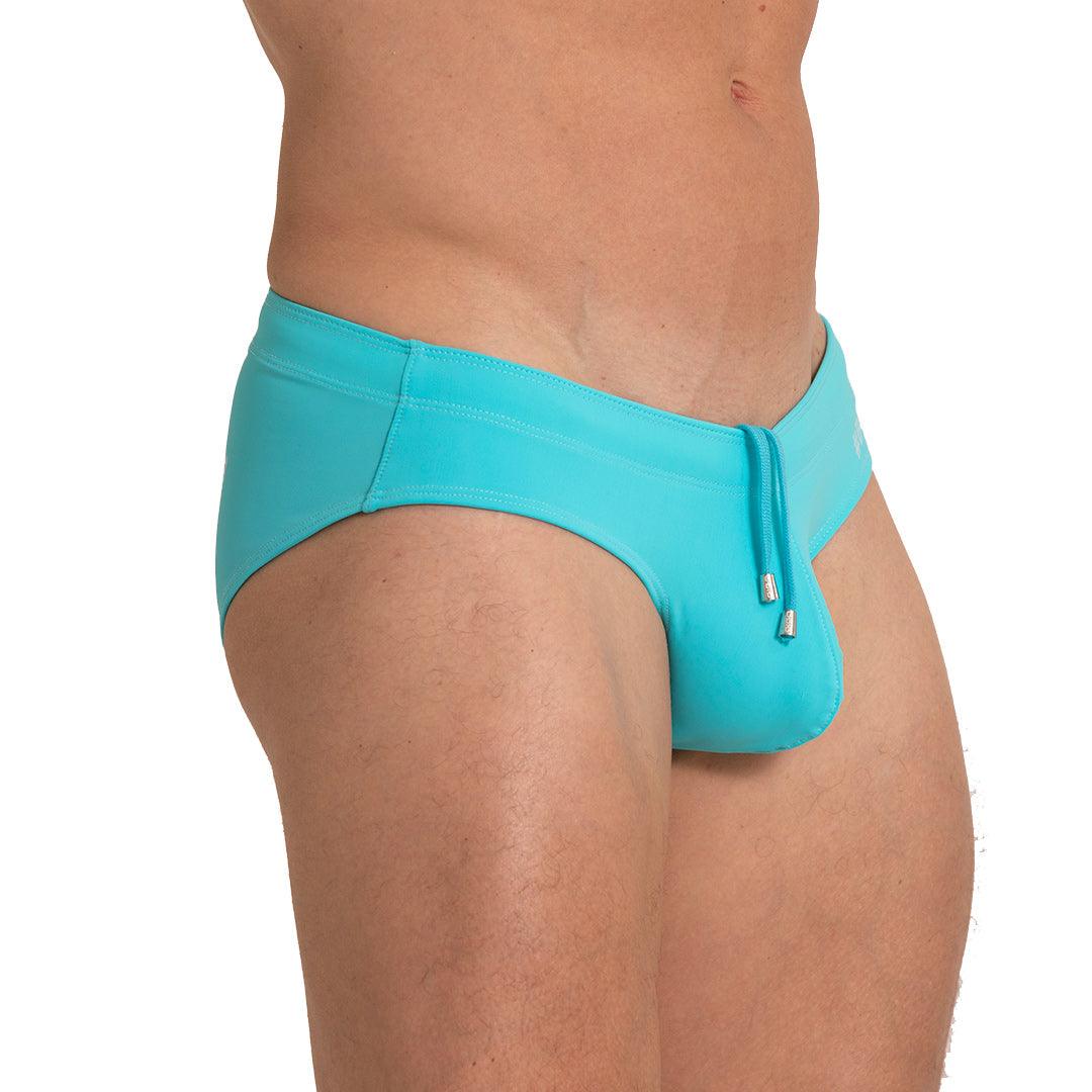 BOTTOM BLUE SWIM BRIEF - Gigo Underwear & MensWear