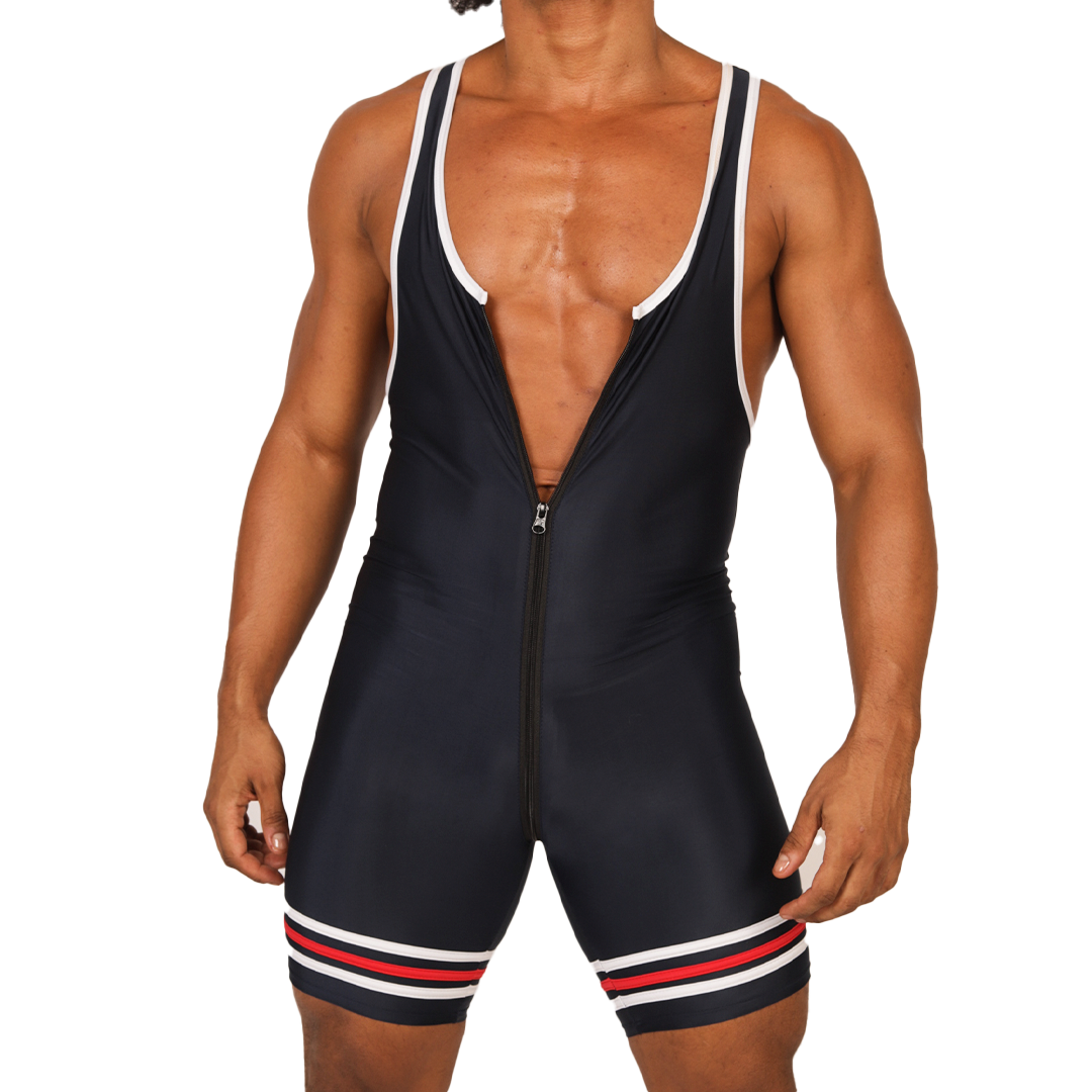 BOXING BLUE BODY - Men's Fetish Bodywear with Sexy Details