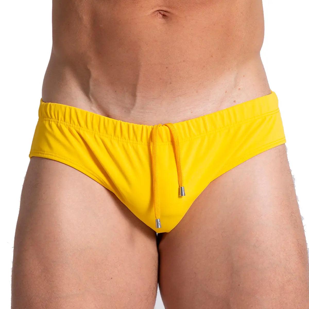 BRAZILIAN YELLOW SWIM BRIEF - Gigo Underwear & MensWear