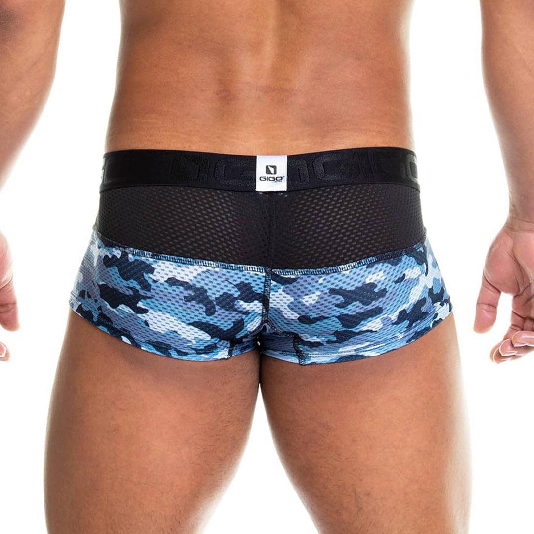 CAMO BLACK TRUNK - Gigo Underwear & MensWear