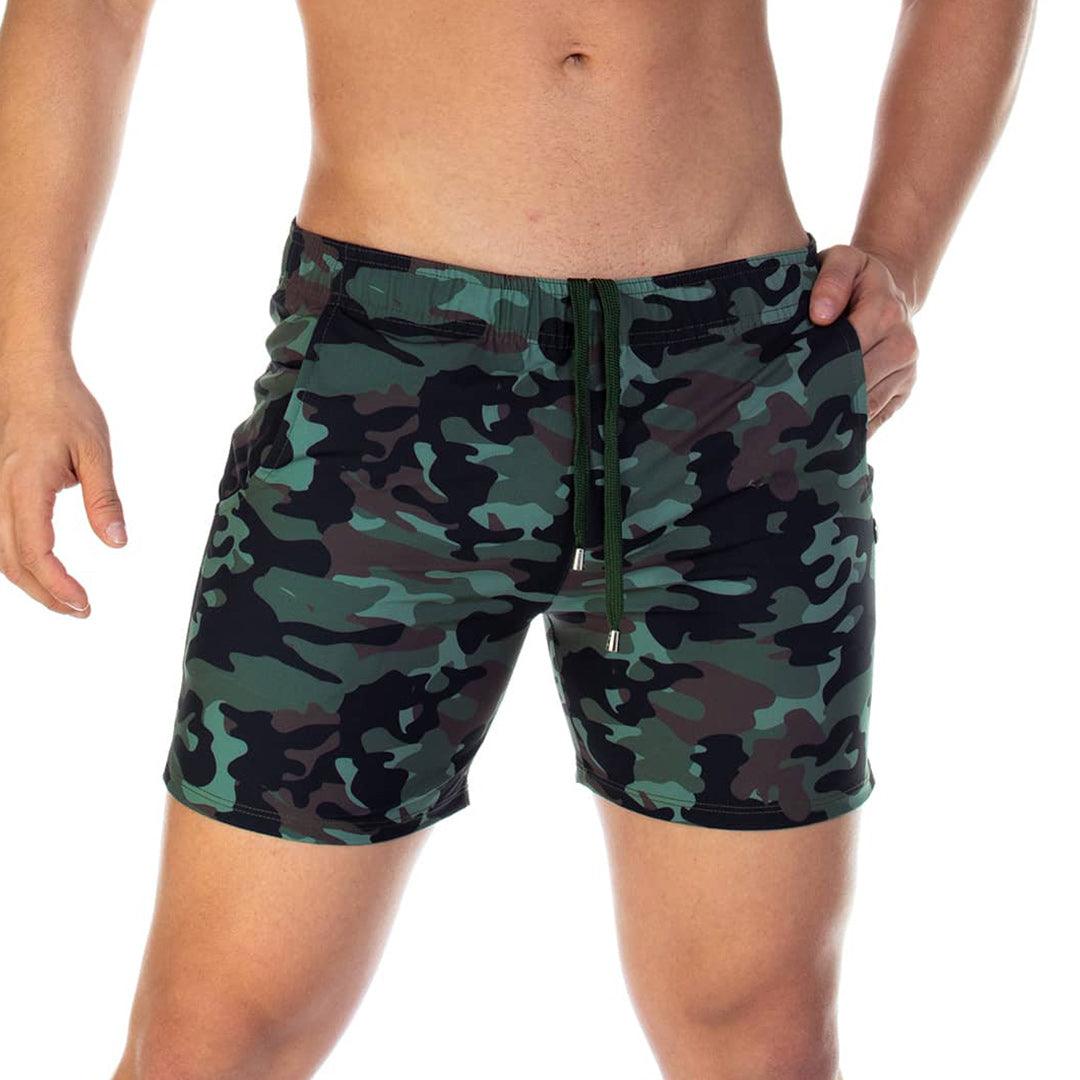 CAMO GREEN BEACHWEAR - Gigo Underwear & MensWear