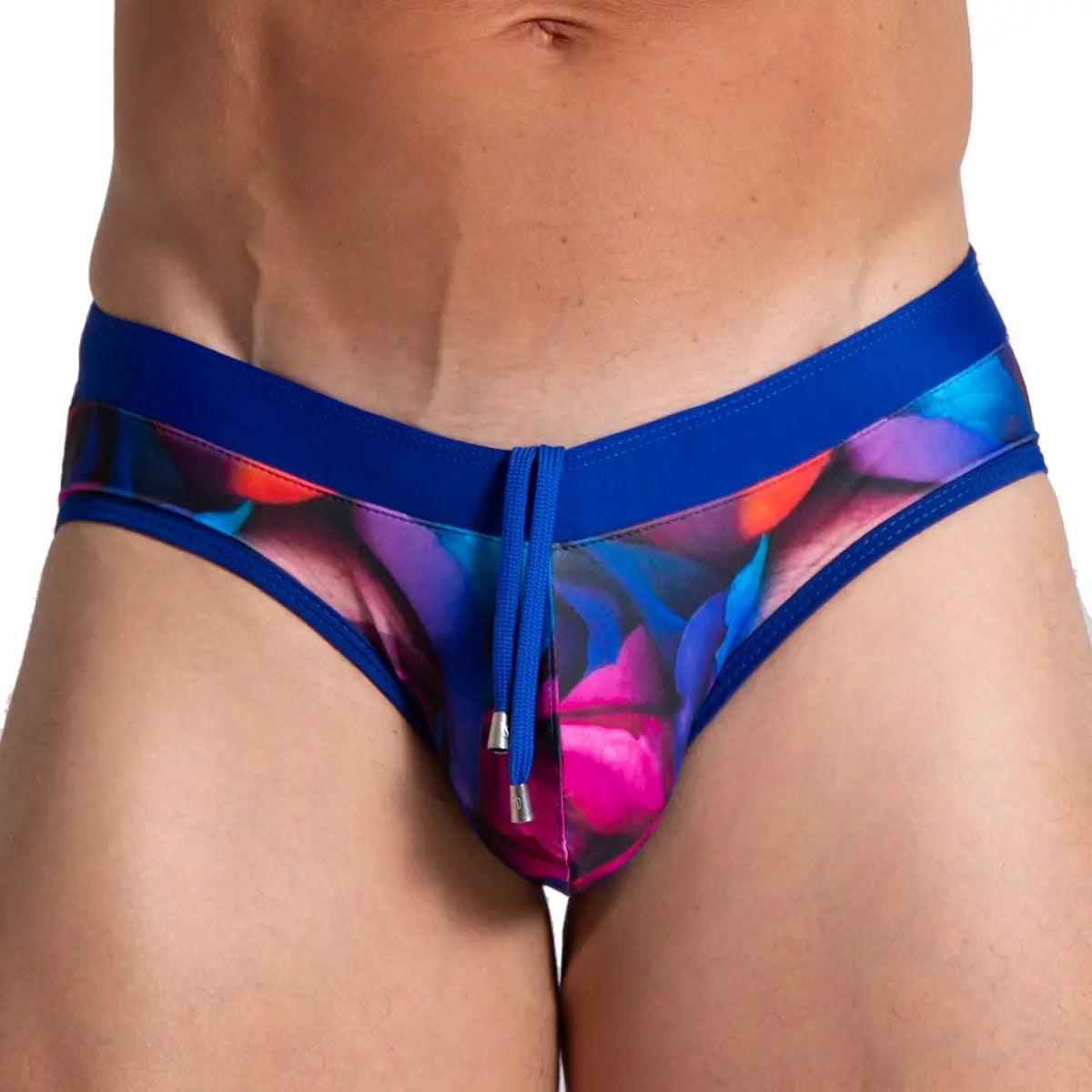 CARNATIONS SWIM BRIEF - Gigo Underwear & MensWear
