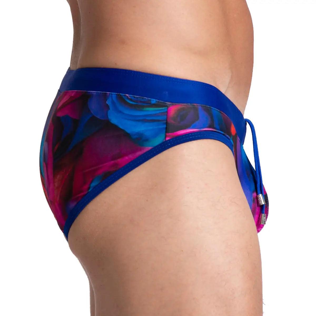 CARNATIONS SWIM BRIEF - Gigo Underwear & MensWear