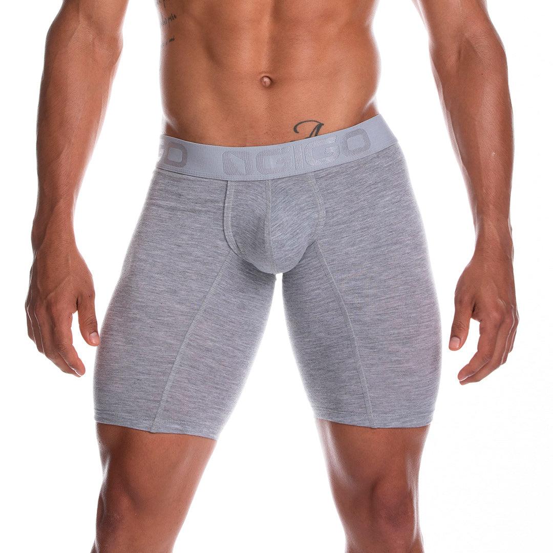 CAUTIOUS GRAY TRUNK LONG - Gigo Underwear & MensWear
