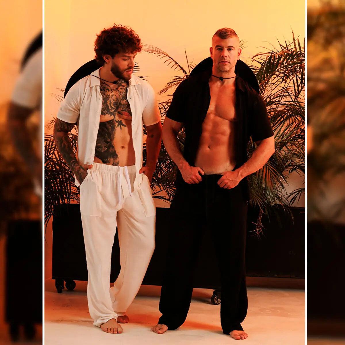 CHALIS BLACK SHIRT - Gigo Underwear & MensWear