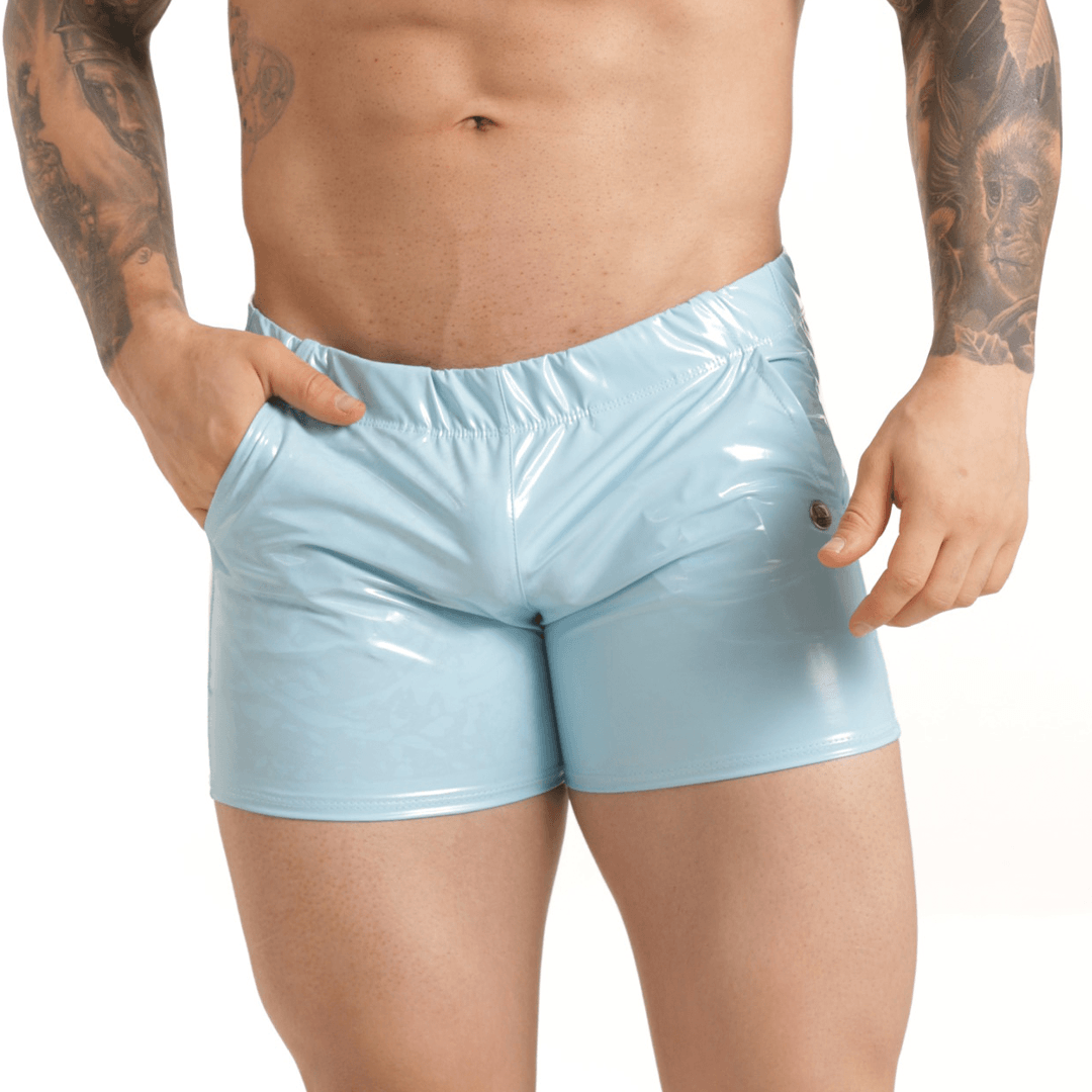 CHAROL BLUE HOTSHORT - Gigo Underwear & MensWear