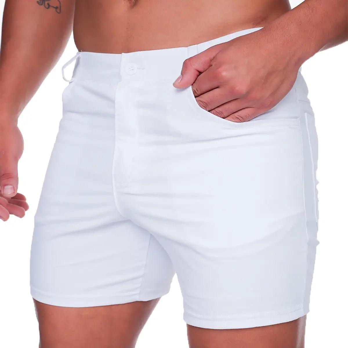 CLASSIC FOREVER WHITE SHORT - Gigo Underwear & MensWear