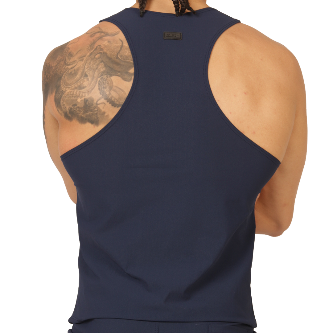 CLUB BLUE TANK - Men's Sports Tank Top in Trendy Colors