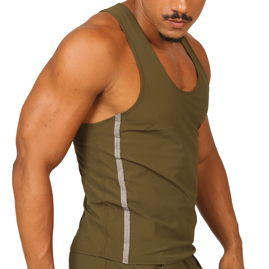 CLUB GREEN TANK - Men's Sports Tank Top in Trendy Colors