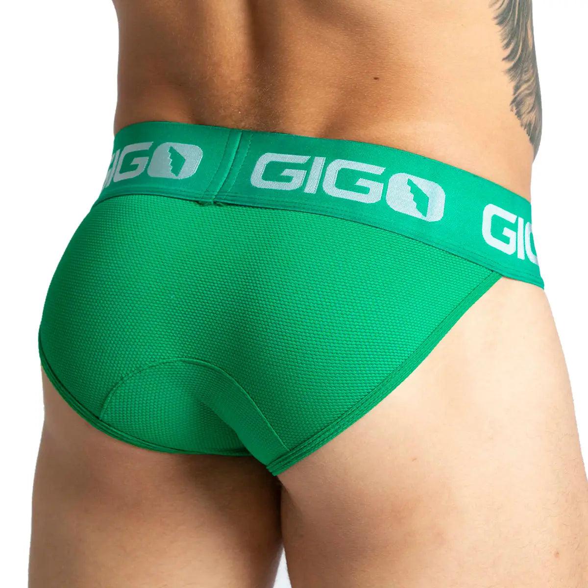 COLORS GREEN BRIEF - Gigo Underwear & MensWear