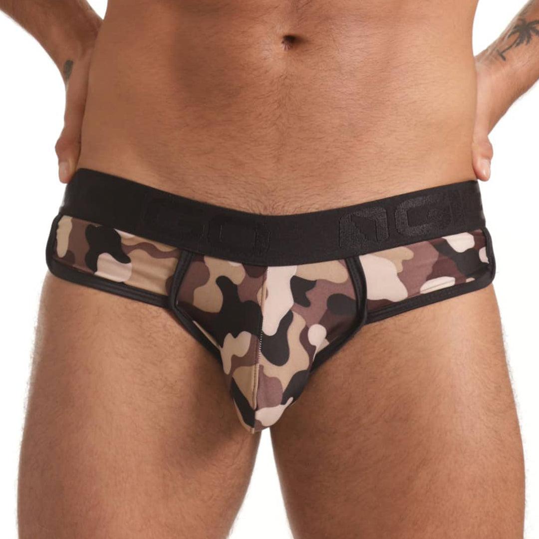 COMBAT BROWN BRIEF - Gigo Underwear & MensWear