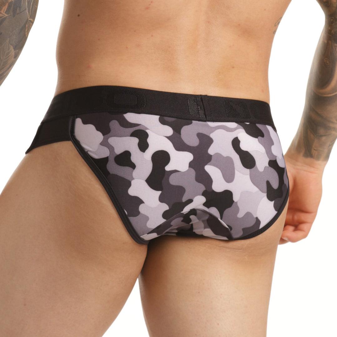 COMBAT GRAY BRIEF - Gigo Underwear & MensWear