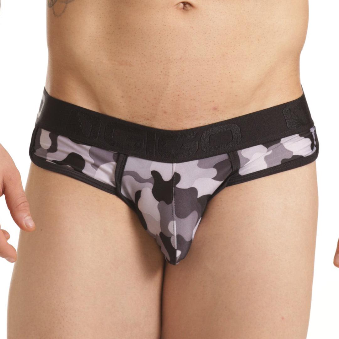 COMBAT GRAY BRIEF - Gigo Underwear & MensWear