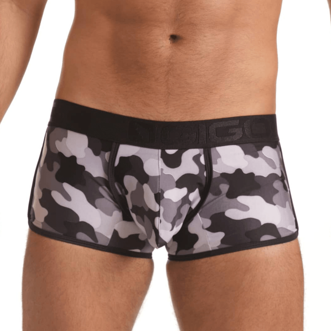 COMBAT GRAY TRUNK - Gigo Underwear & MensWear