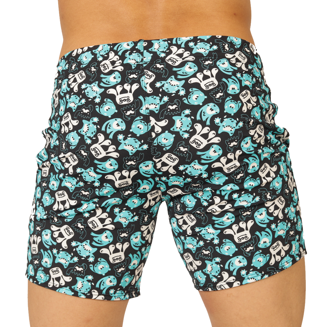 COMICS BEACHWEAR - Bold Men's Brief with Contrasting Waistband