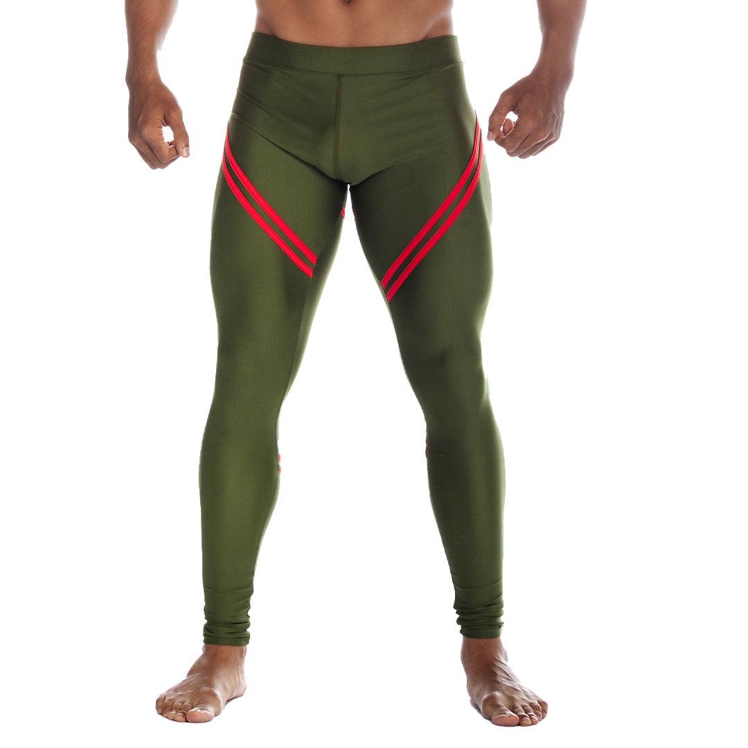 CORE GREEN LEGGINS - Gigo Underwear & MensWear