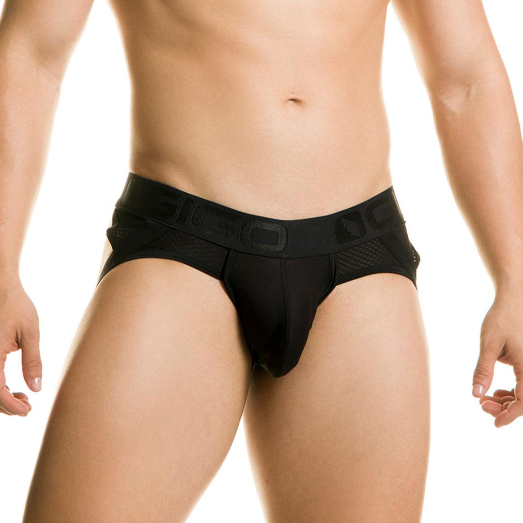 DIVERSITY BLACK BRIEF JOCKSTRAP - Gigo Underwear & MensWear