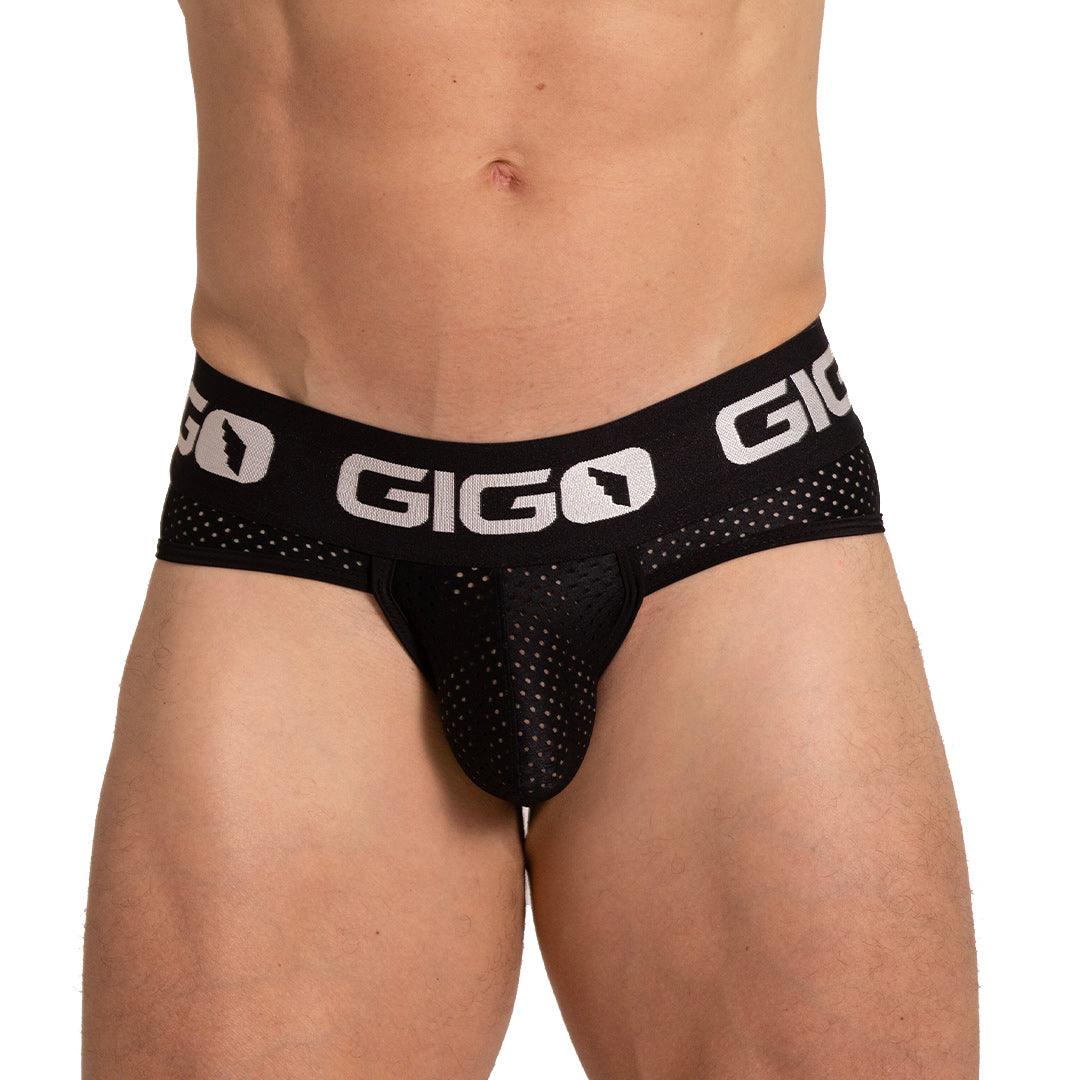 ENERGETIC BLACK BRIEF - Gigo Underwear & MensWear
