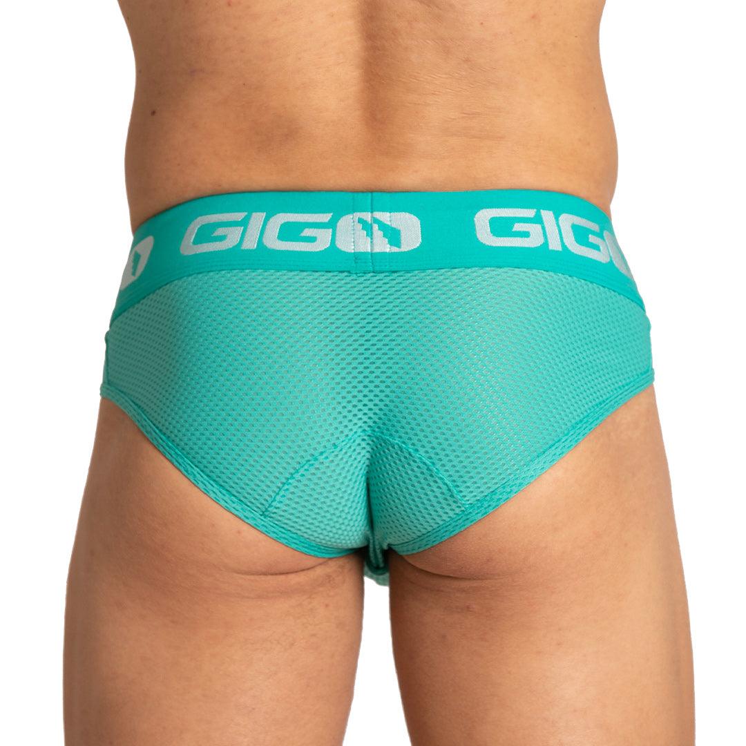 ENERGETIC GREEN BRIEF - Gigo Underwear & MensWear