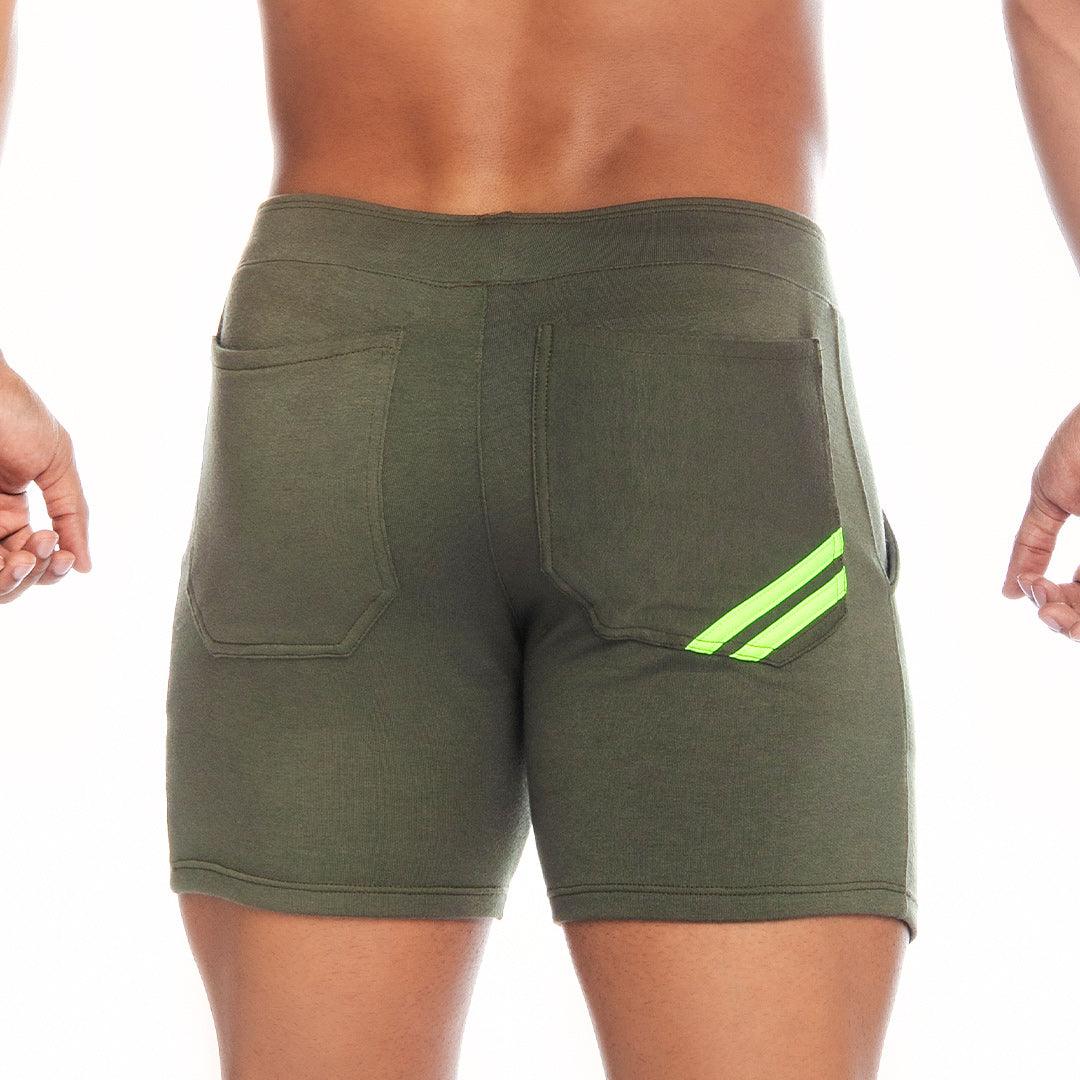 ENERGY GREEN SHORT - Gigo Underwear & MensWear