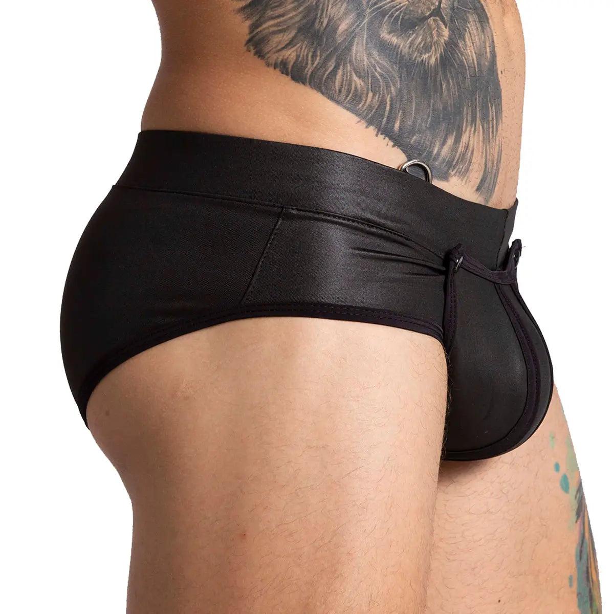 F FETISH BLACK BRIEF - Gigo Underwear & MensWear