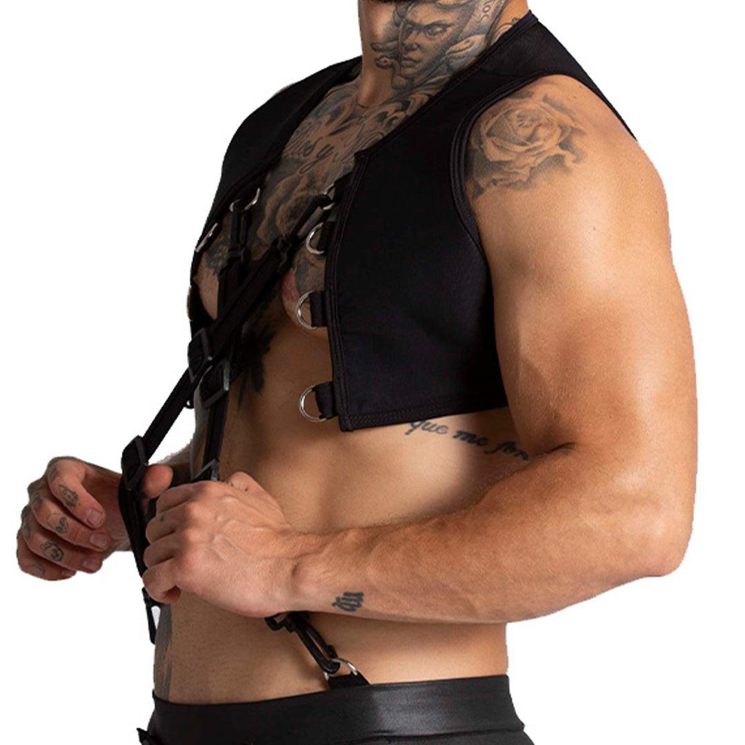 F FETISH BLACK HARNESS - Gigo Underwear & MensWear