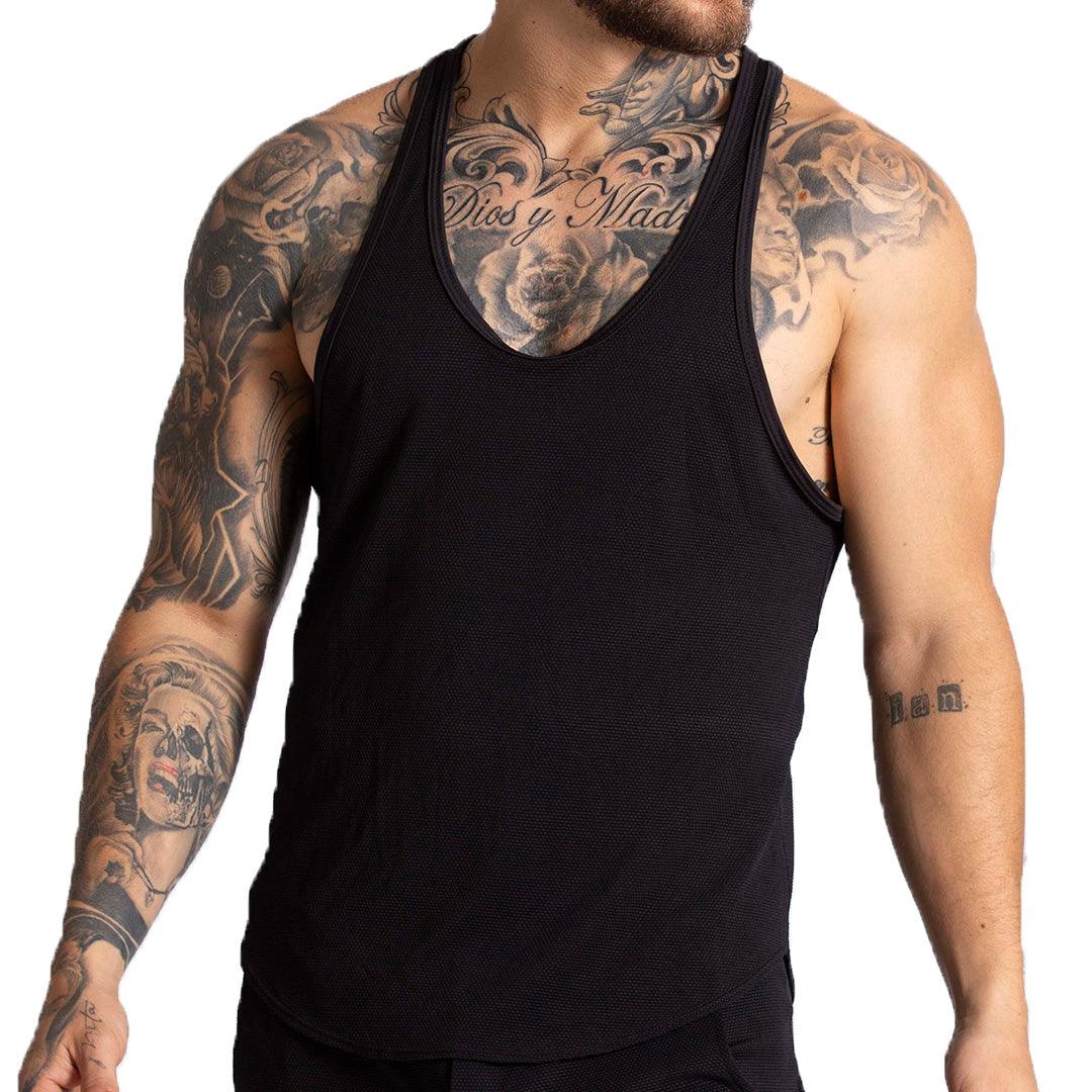 F FETISH BLACK TANK - Gigo Underwear & MensWear