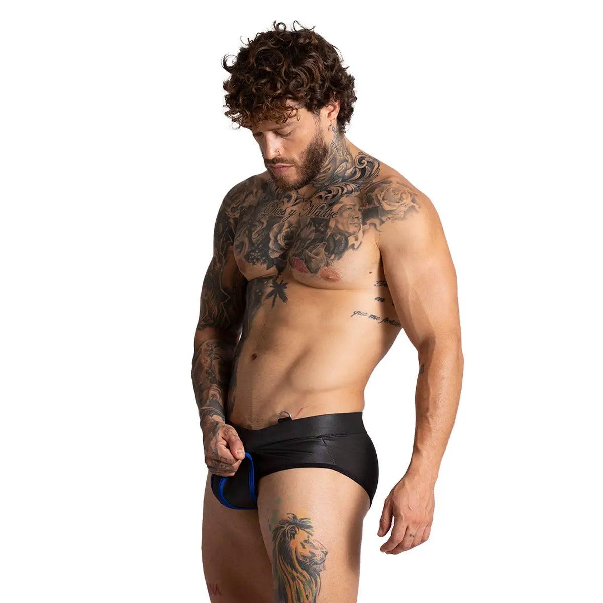 F FETISH BLUE BRIEF - Gigo Underwear & MensWear