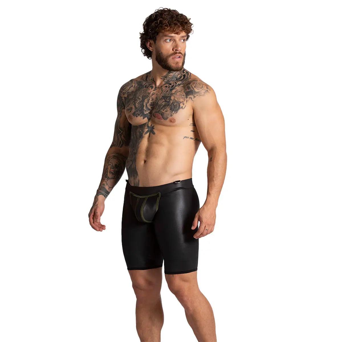 F FETISH GREEN TRUNK LONG - Gigo Underwear & MensWear