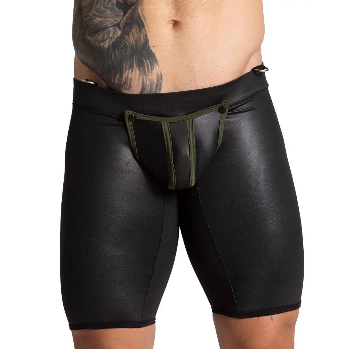 F FETISH GREEN TRUNK LONG - Gigo Underwear & MensWear