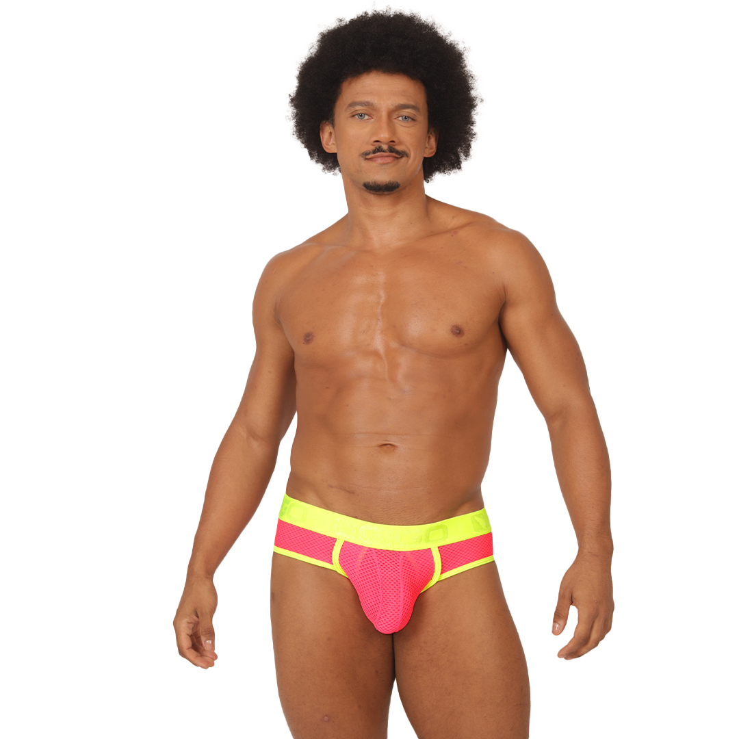 FEELING CANDY BRIEF - Bold Men's Brief with Contrasting Waistband
